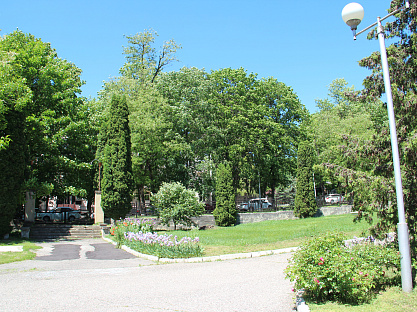 Ессентукская клиника НИИ курортологии, территория